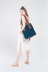 The TO。TE Series-Shopper Combo tote Dark Green