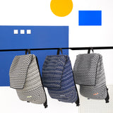 The TO。TE Series- Jacquard Flap-Top Backpack Ash