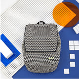 The TO。TE Series- Jacquard Flap-Top Backpack Mud