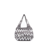 Graffiti Series - Fluffy Mini Tote Bag Grey