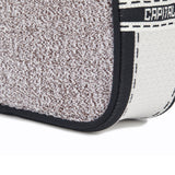 The TO。TE Series- Wicker Messenger Bag Grey Black