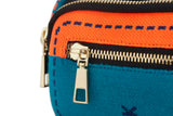 The TO。TE Series- Sling Camera Bag Green Orange