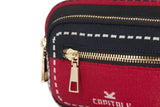The TO。TE Series- Sling Camera Bag Red Grey