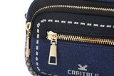 The TO。TE Series- Sling Camera Bag Blue Grey