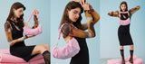 Candy Series Marshmallow Underarm Bag Strawberry Marshmallow