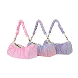 Candy Series Marshmallow Underarm Bag Grape Marshmallow