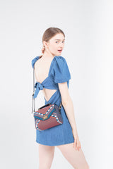 Three Angles Series Square Mini Bag Orange