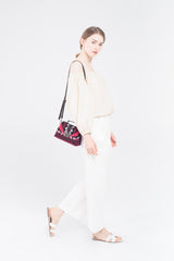 Three Angles Series Mini Bag Wine Red