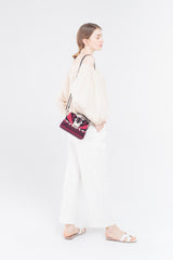 Three Angles Series Mini Bag Wine Red