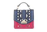 Three Angles Series-Crossbody Bag Blue Red
