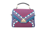 Three Angles Series Square Mini Bag Maroon