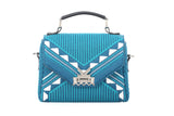 Three Angles Series Square Mini Bag Lake Blue