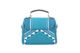 Three Angles Series Square Mini Bag Lake Blue