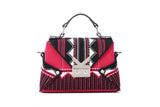 Three Angles Series Mini Bag Wine Red