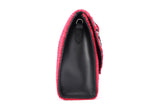 Secret Garden Fluffy Floral Crossbody bag Red