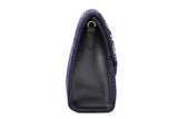 Secret Garden Fluffy Floral Crossbody bag Blue