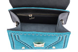 Three Angles Series-Crossbody Bag Grey Blue