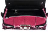Three Angles Series Mini Bag Wine Red