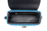 Three Angles Series Square Mini Bag Lake Blue