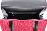 Secret Garden Fluffy Floral Crossbody bag Red