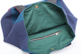 The TO。TE Series-Shopper Combo tote Army Blue