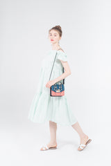 Three Angles Series-Crossbody Bag Orange Green