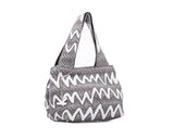 Graffiti Series - Fluffy Mini Tote Bag Grey
