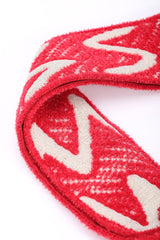 Graffiti Series - Fluffy Mini Tote Bag Red