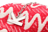 Graffiti Series - Fluffy Mini Tote Bag Red