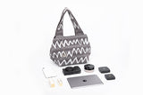 Graffiti Series - Fluffy Mini Tote Bag Grey