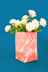 Secret Garden Floral Bucket Bag Orange