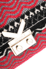Grunge Crossbody Bag Silver