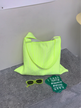 The TO。TE Series- Shopper Paper Tote Neon Yellow