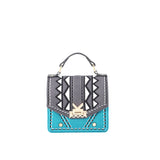 Three Angles Series-Crossbody Bag Grey Blue
