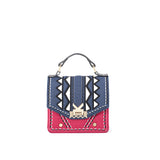 Three Angles Series-Crossbody Bag Blue Red