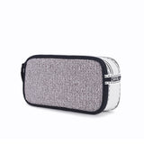 The TO。TE Series- Wicker Messenger Bag Grey Black