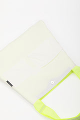 The TO。TE Series- Shopper Paper Tote Neon Orange