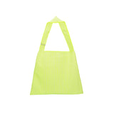 The TO。TE Series- Shopper Paper Tote Neon Yellow