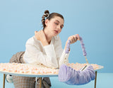 Candy Series Marshmallow Underarm Bag Grape Marshmallow