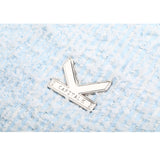 The TO。TE Series Shopper Snow Flake Tote Blue