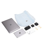 The TO。TE Series Shopper Snow Flake Tote Blue