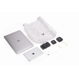 The TO。TE Series Shopper Snow Flake Tote Mélange Grey