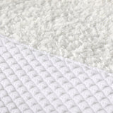 Crackles Series Snowflake Triangle Tote White