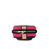Three Angles Series Puzzle Mini Bag Purple Pink