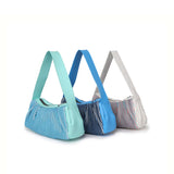 Candy Series Jelly Bean Hobo Bag Ocean Blue
