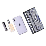 Graffiti Series Contemporary Flap Top Phone Bag Light Purple