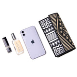 Graffiti Series Splendor Flap Top Phone Bag Black