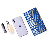 Graffiti Series Splendor Flap Top Phone Bag Navy
