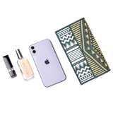 Graffiti Series Splendor Flap Top Phone Bag Malachite green