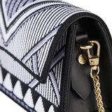 Graffiti Series Contemporary Flap Top Phone Bag Light Purple